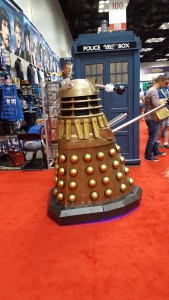 From the exhibit hall. Who can pass up a Dalek?